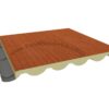 Panel Sandwich Imitación Teja - Gris Pizarra (Ral 7022)