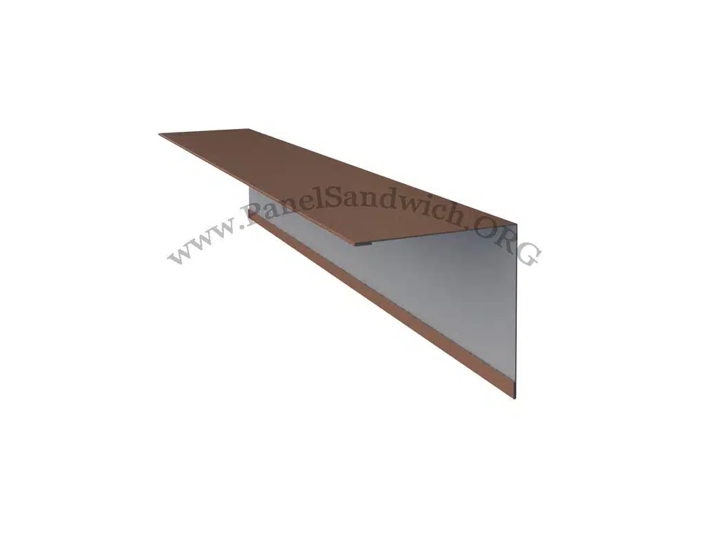 Panel imitacion teja l color exterior 5x7