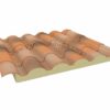 Tuile en panneau sandwich - rouge vieilli